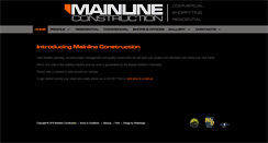 Desktop Screenshot of mainlineconstruction.co.nz